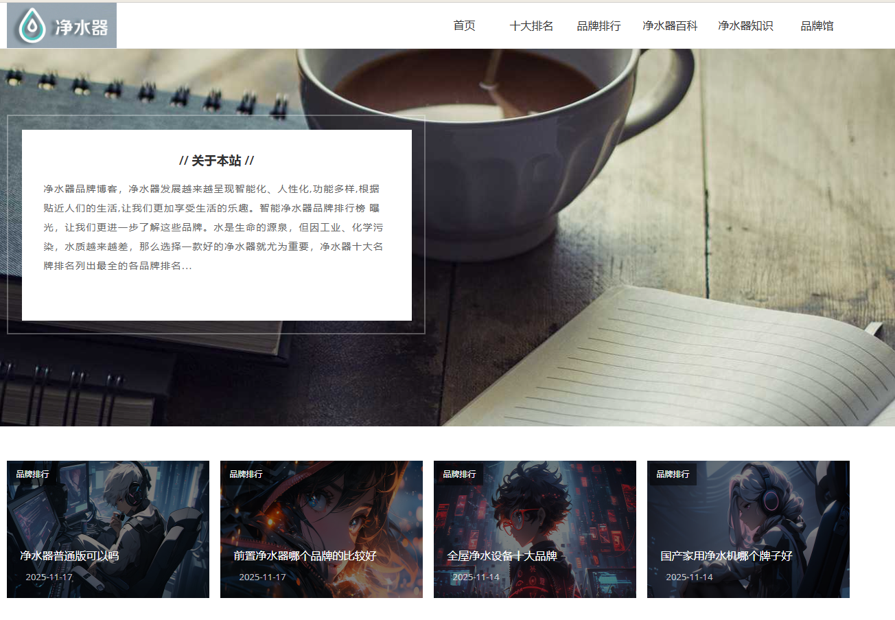 净水器十大排名